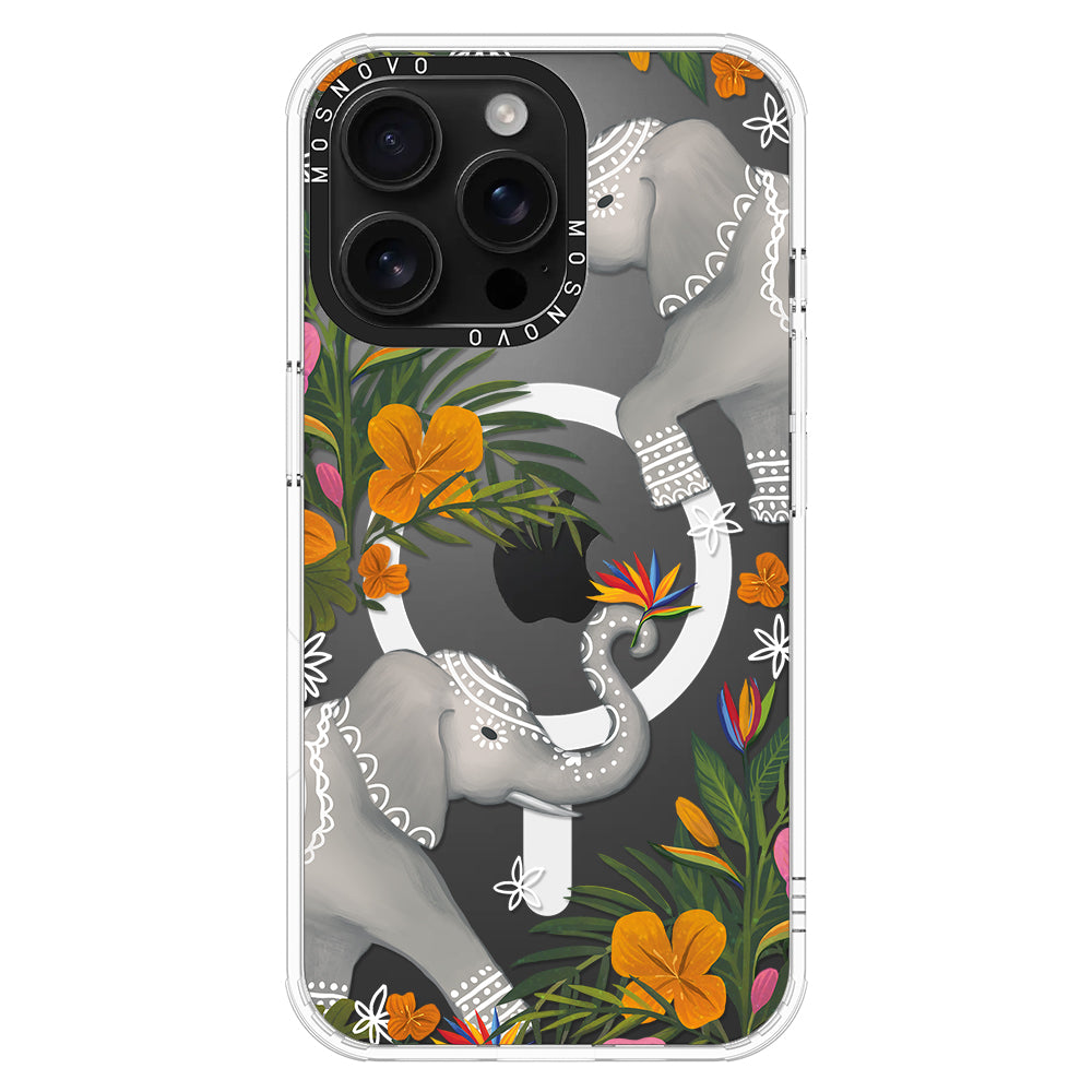 Elephant Phone Case - iPhone 16 Pro Max Case - MOSNOVO