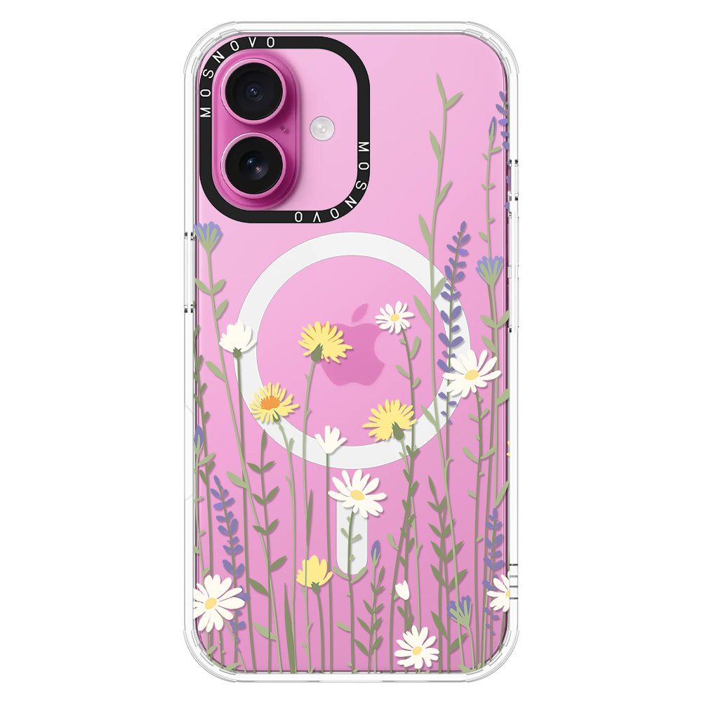 Wild Meadow Floral Phone Case - iPhone 16 Case - MOSNOVO