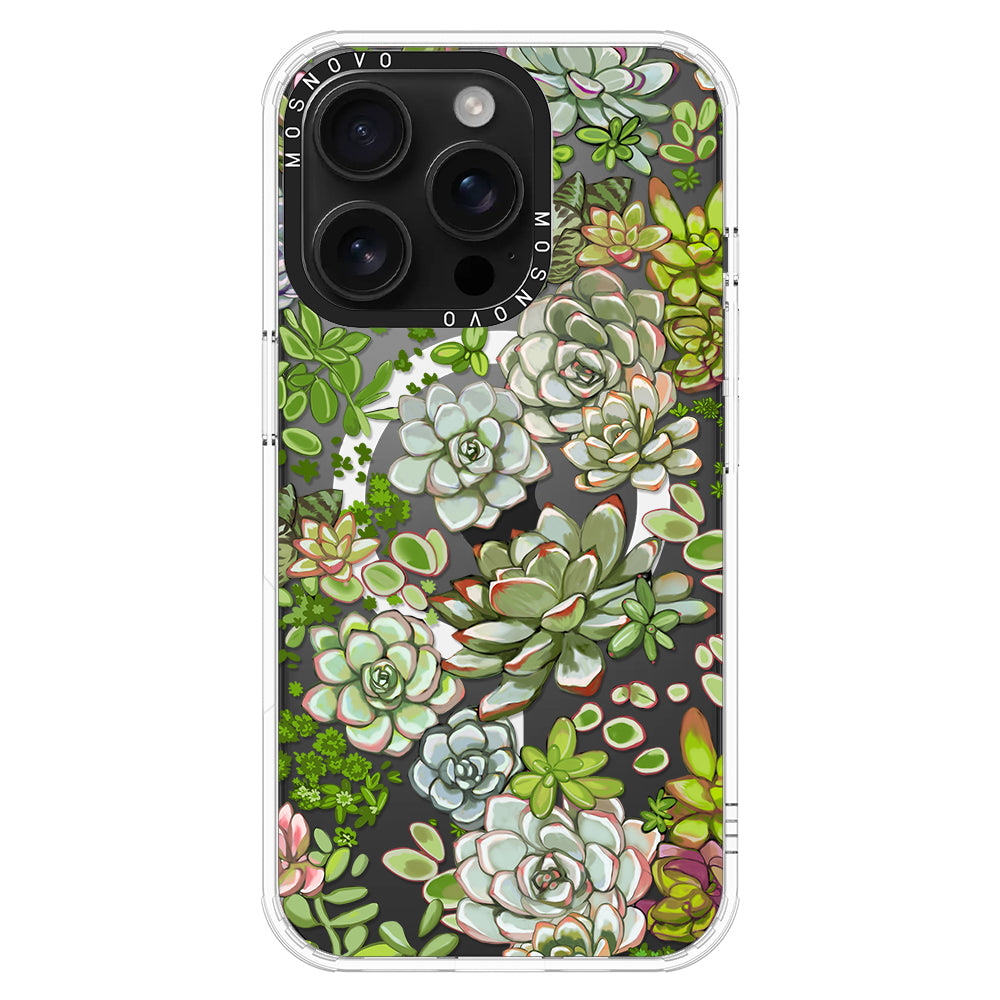 Succulent Phone Case - iPhone 16 Pro Case - MOSNOVO