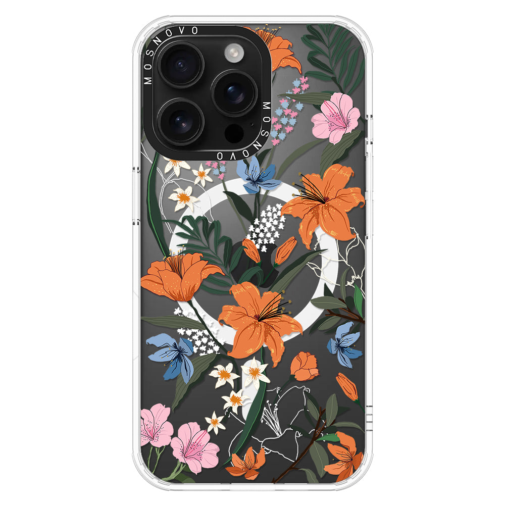 Lily Garden Phone Case - iPhone 16 Pro Max Case - MOSNOVO