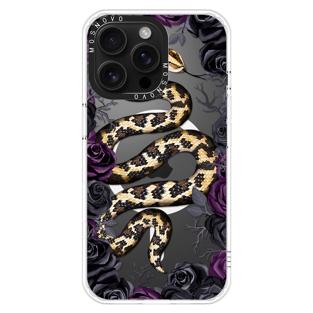 Secret Snake Garden Phone Case - iPhone 16 Pro Max Case - MOSNOVO