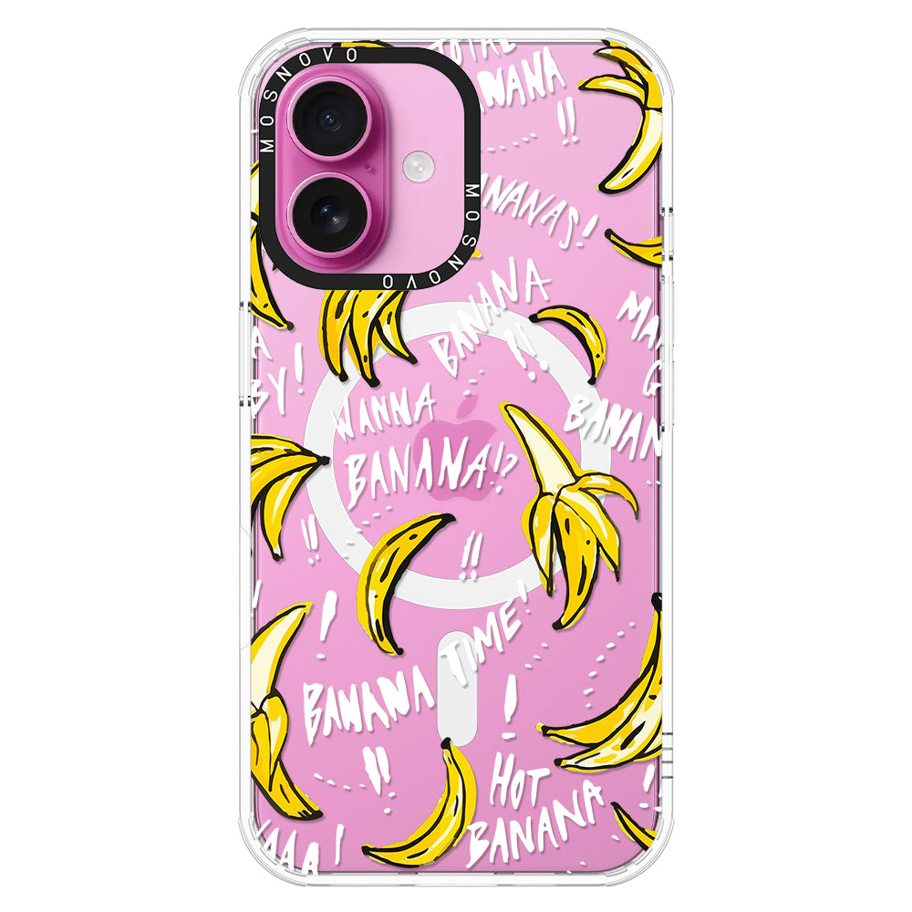 Banana Banana Phone Case - iPhone 16 Plus Case - MOSNOVO