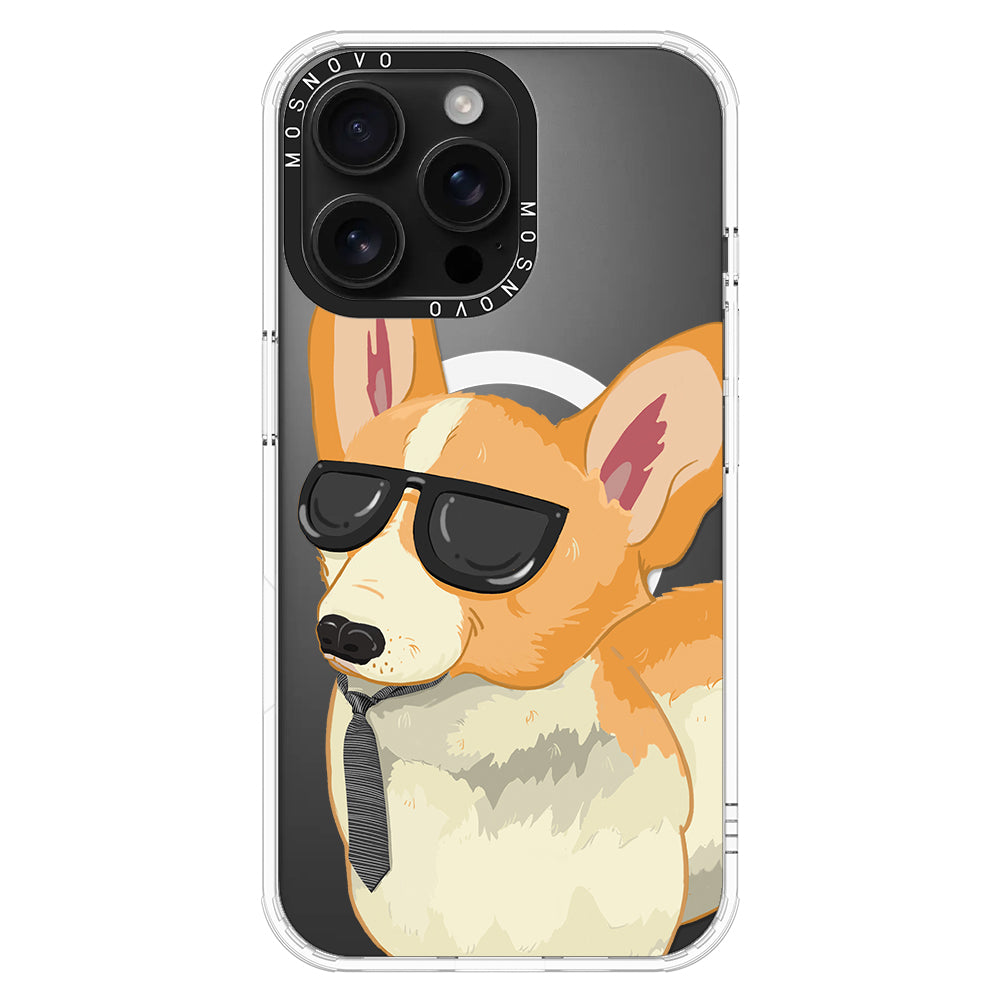 Fluffy Corgi Phone Case - iPhone 16 Pro Max Case - MOSNOVO