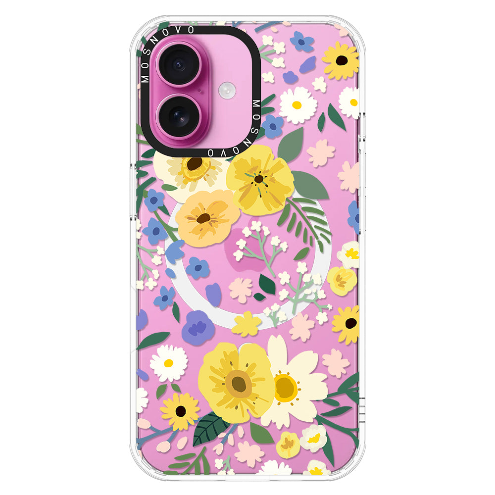 Spring Wild Floral Phone Case - iPhone 16 Case - MOSNOVO