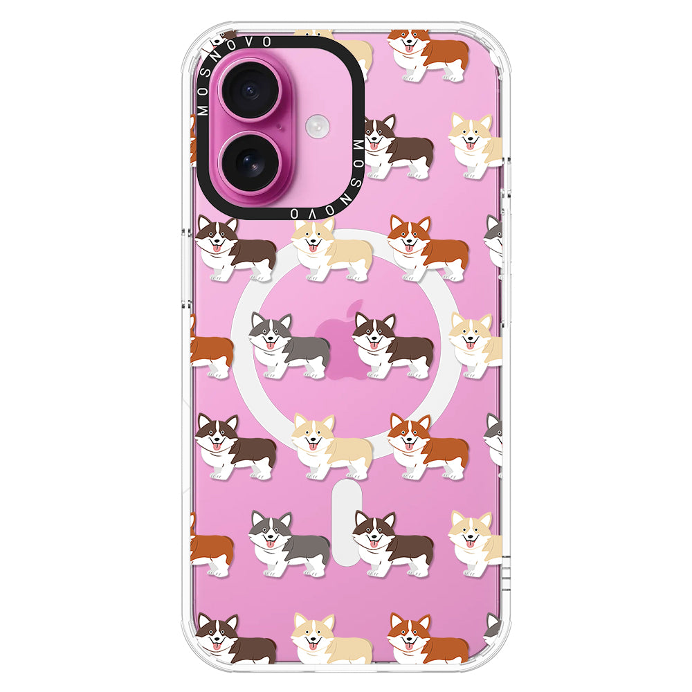 Cute Corgi Phone Case - iPhone 16 Case - MOSNOVO