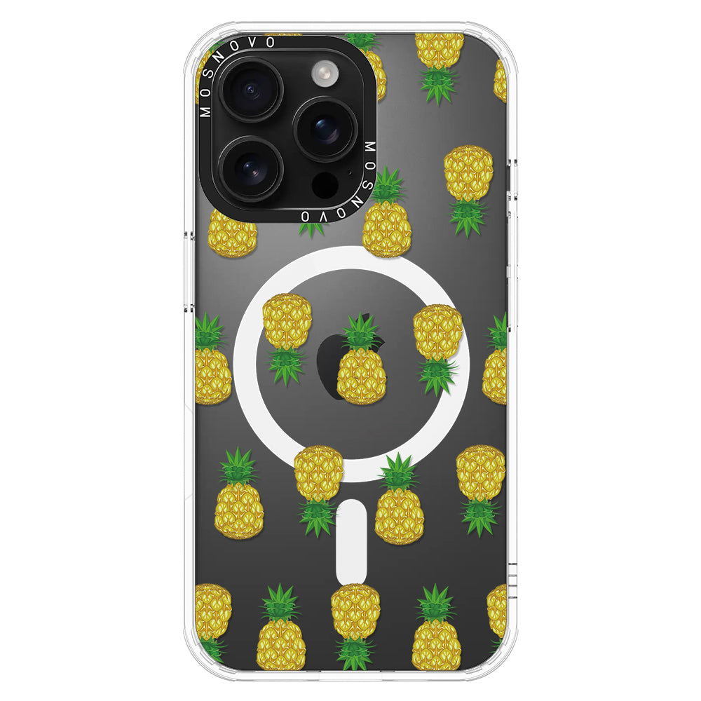 Cute Pineapples Phone Case - iPhone 16 Pro Max Case - MOSNOVO