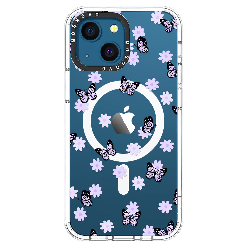 Lilac Butterfly Phone Case - iPhone 13 Case