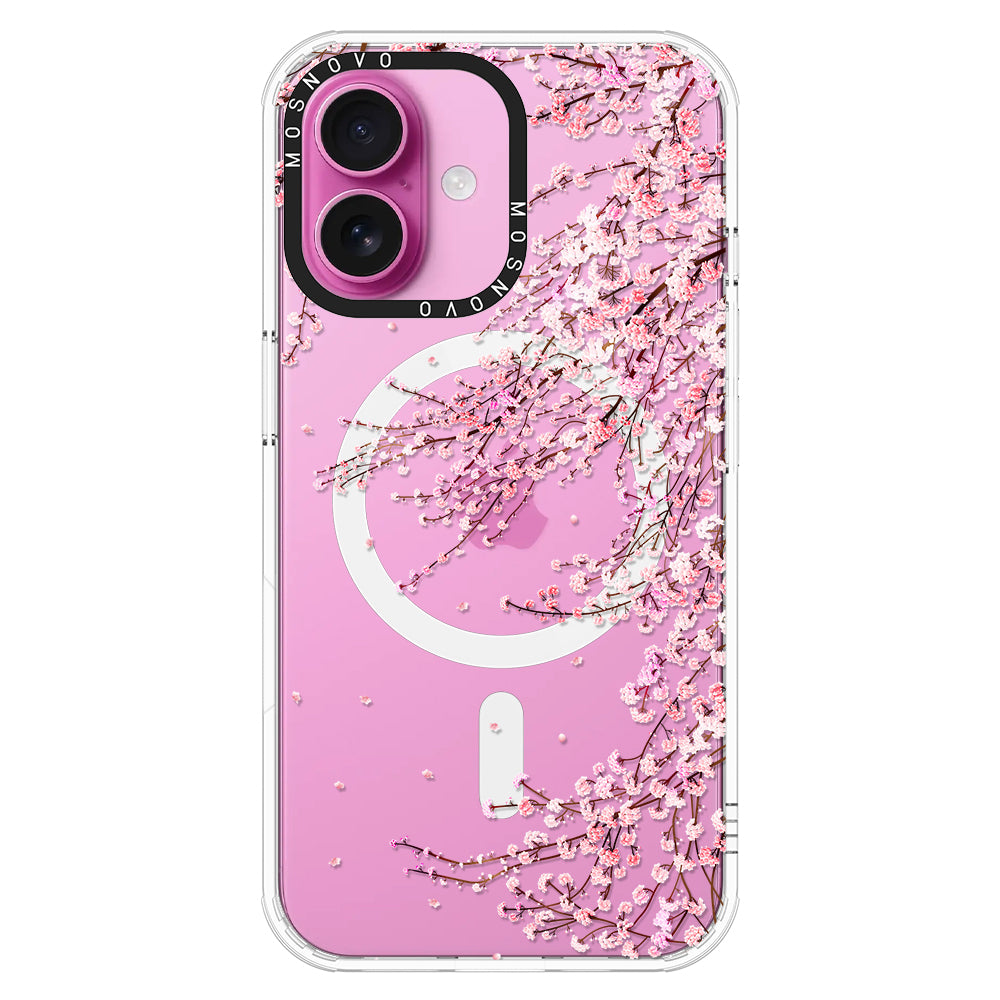 Cherry Blossom Phone Case - iPhone 16 Plus Case - MOSNOVO