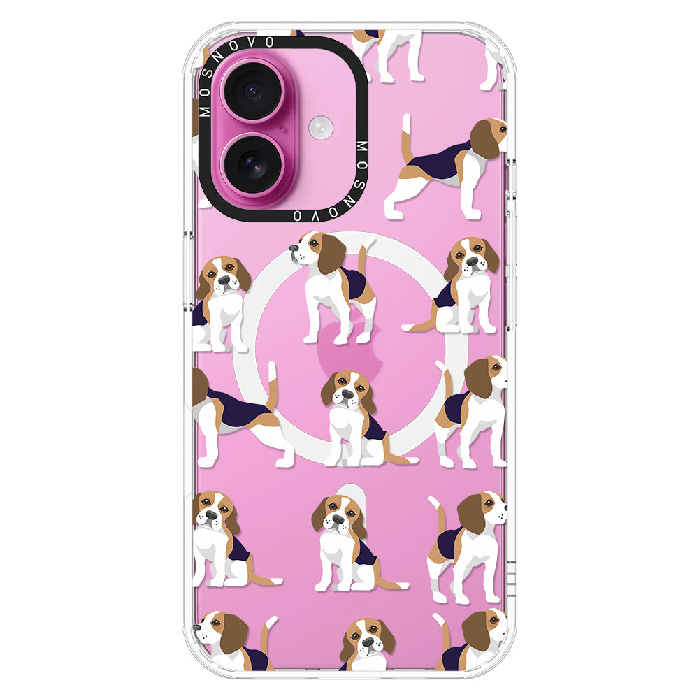 Cute Beagles Phone Case - iPhone 16 Case - MOSNOVO