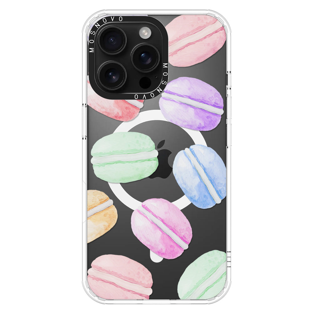 Pastel Macaron Phone Case - iPhone 16 Pro Max Case - MOSNOVO