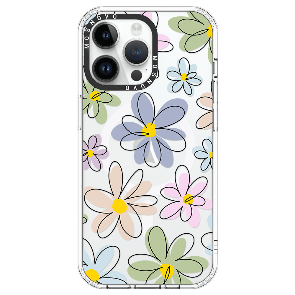 Linear Blooms Phone Case - iPhone 14 Pro Max Case