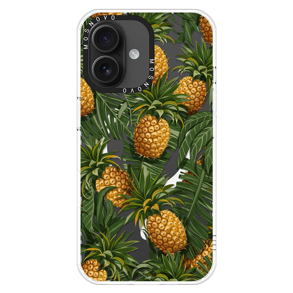 Pineapple Botany Phone Case - iPhone 16 Case - MOSNOVO