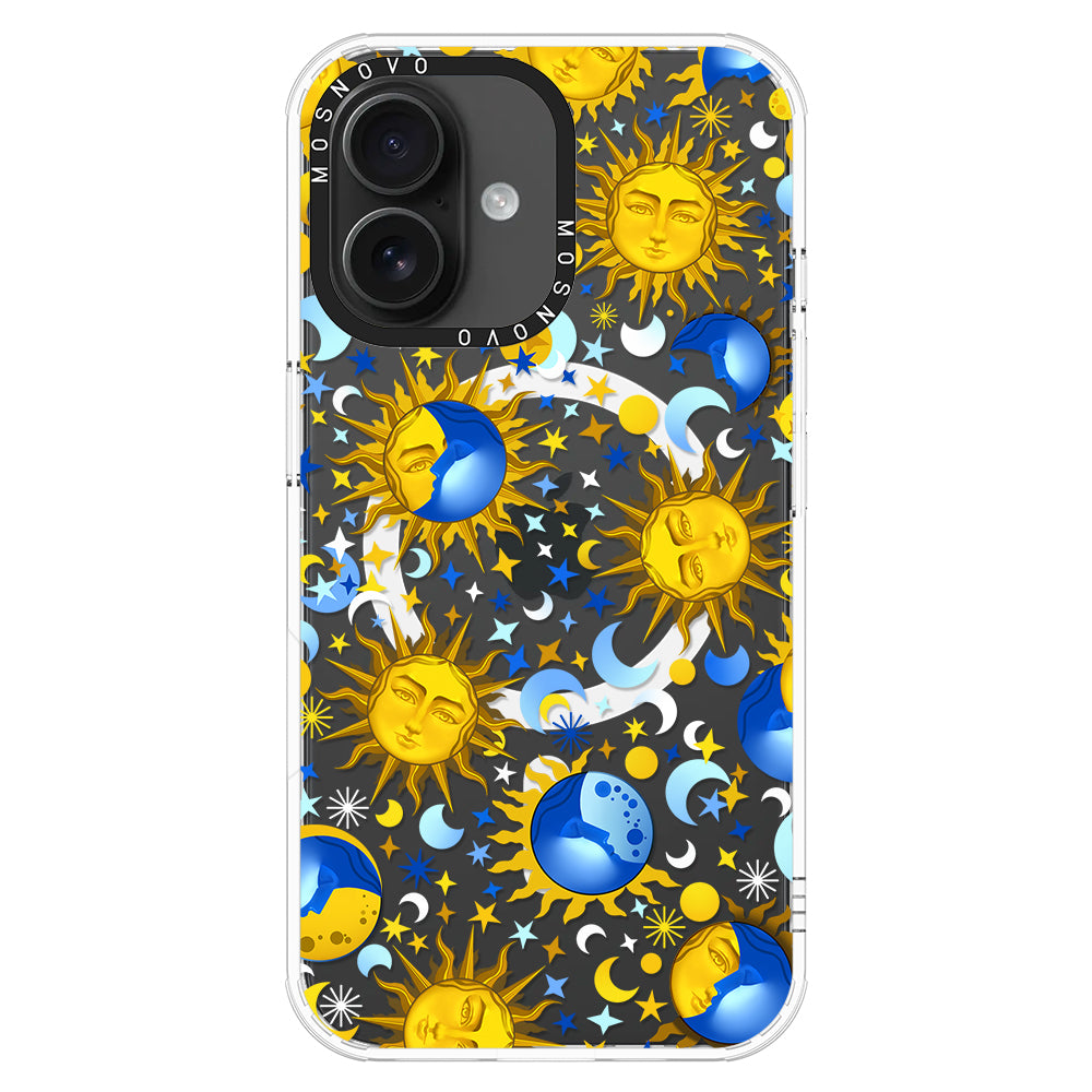 Sun and Moon Phone Case - iPhone 16 Plus Case - MOSNOVO