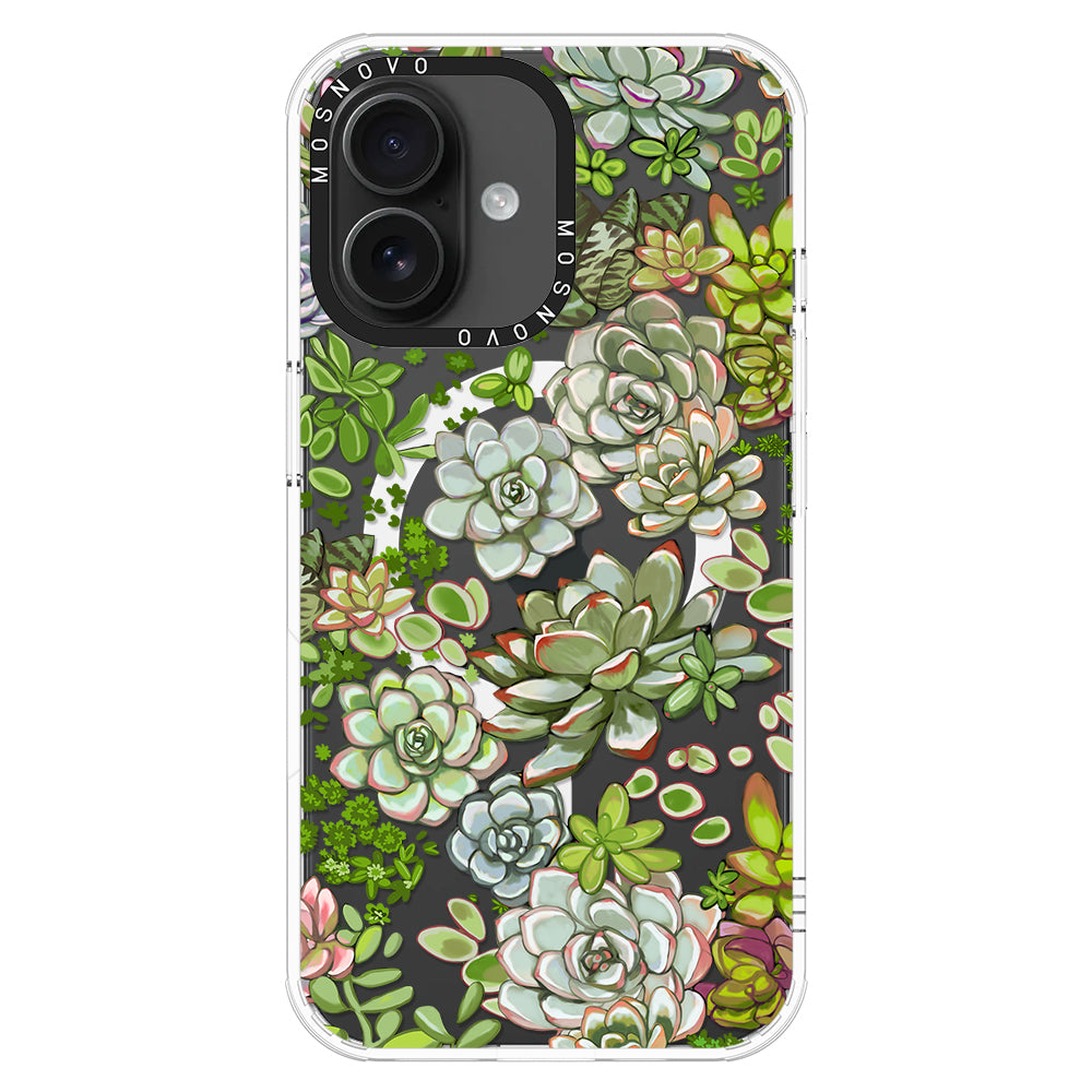 Succulent Phone Case - iPhone 16 Plus Case - MOSNOVO