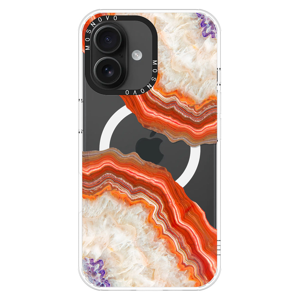 Agate Red Phone Case - iPhone 16 Case - MOSNOVO