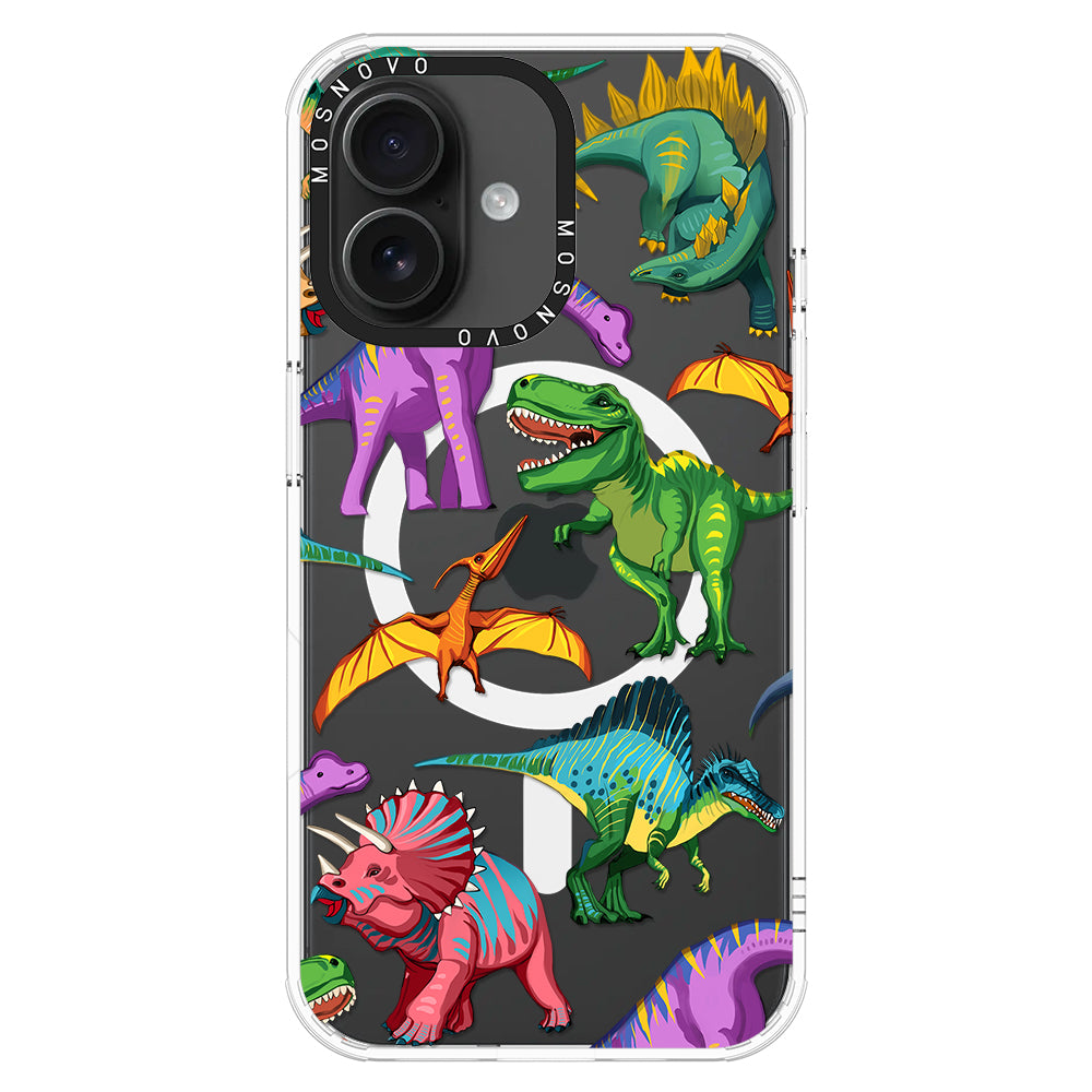 Dinosaur World Phone Case - iPhone 16 Plus Case - MOSNOVO