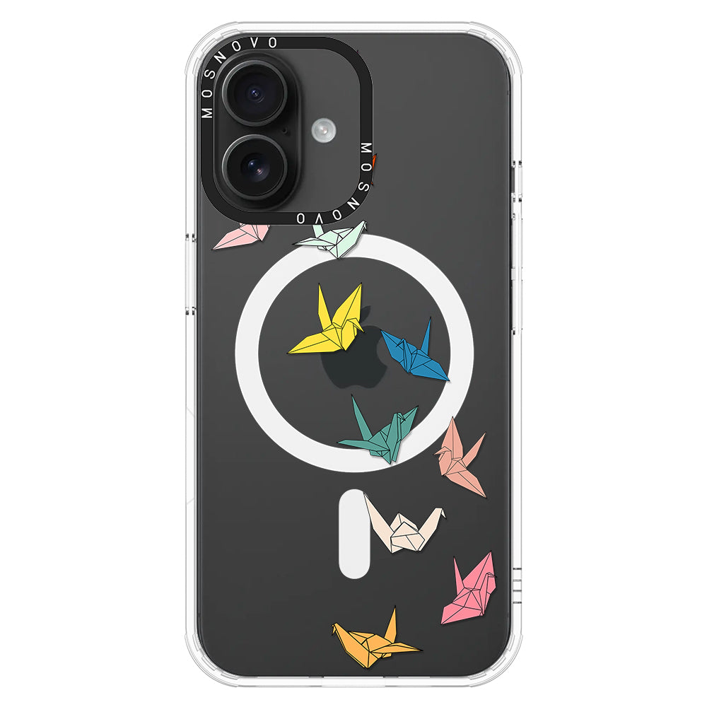 Paper Crane Phone Case - iPhone 16 Case - MOSNOVO