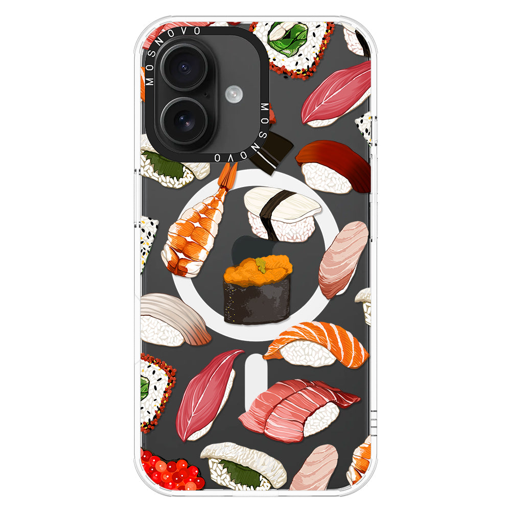 Mixed Sushi Phone Case - iPhone 16 Plus Case - MOSNOVO