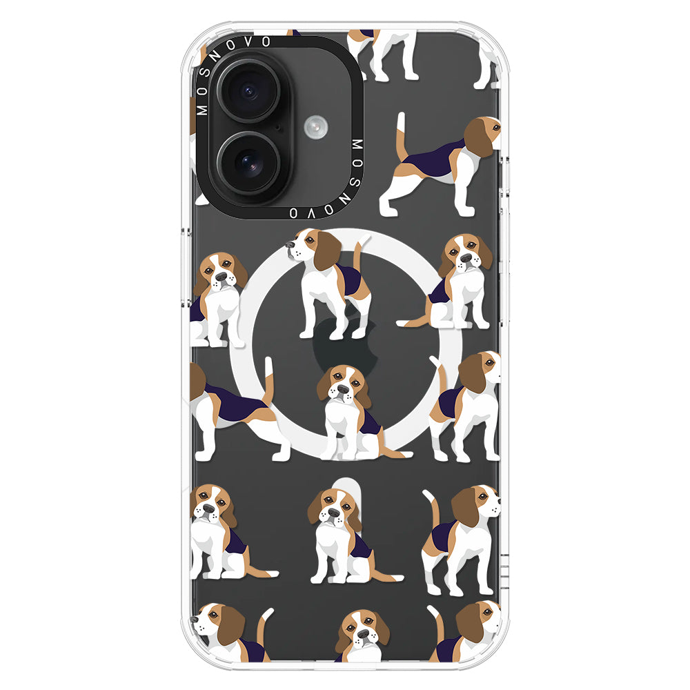 Cute Beagles Phone Case - iPhone 16 Case - MOSNOVO