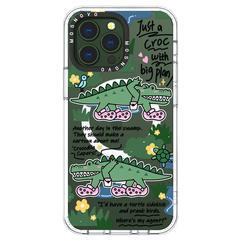 Croc with Big Plan Phone Case - iPhone 13 Pro Case