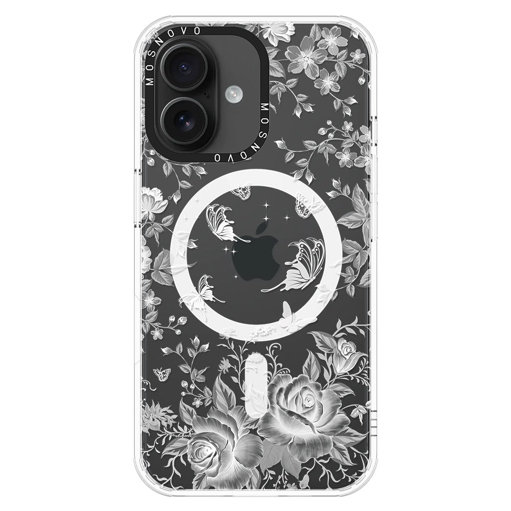 Fairy White Garden Phone Case - iPhone 16 Plus Case - MOSNOVO