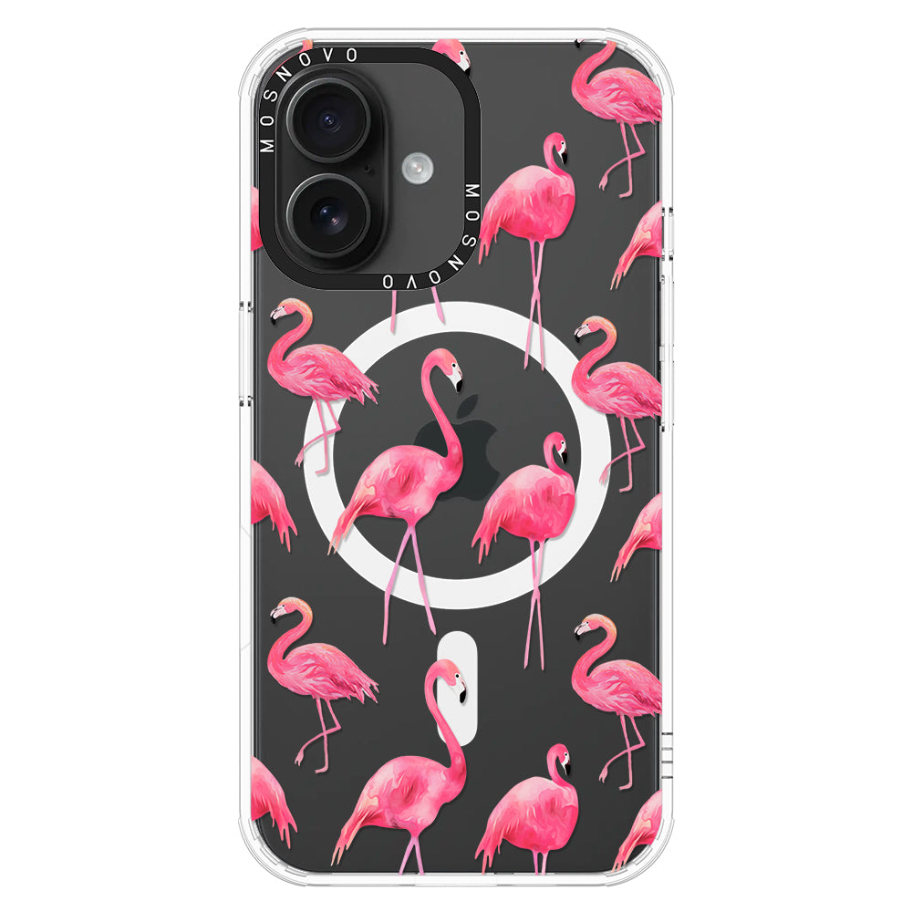 Flamingo Phone Case - iPhone 16 Plus Case - MOSNOVO