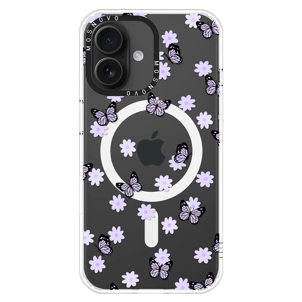 Lilac Butterfly Phone Case - iPhone 16 Case