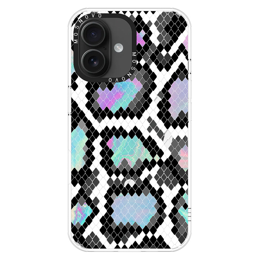 Aurora Snake Print Phone Case - iPhone 16 Plus Case - MOSNOVO