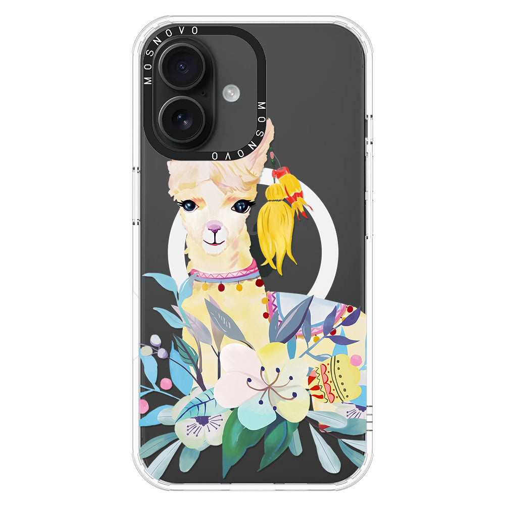 Boho Llama Phone Case - iPhone 16 Plus Case - MOSNOVO