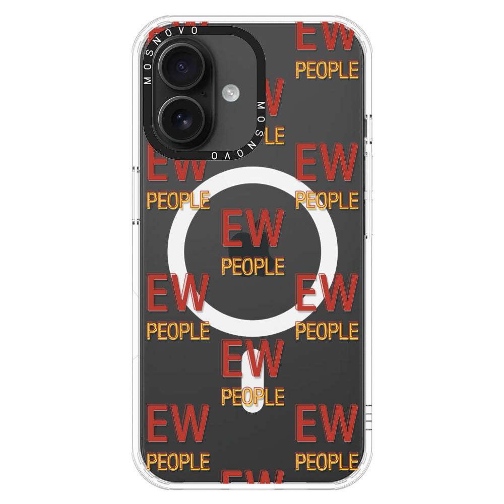 EW People Phone Case - iPhone 16 Plus Case - MOSNOVO