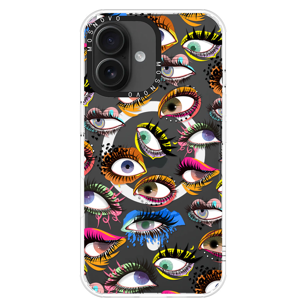 Eyes Phone Case - iPhone 16 Case - MOSNOVO