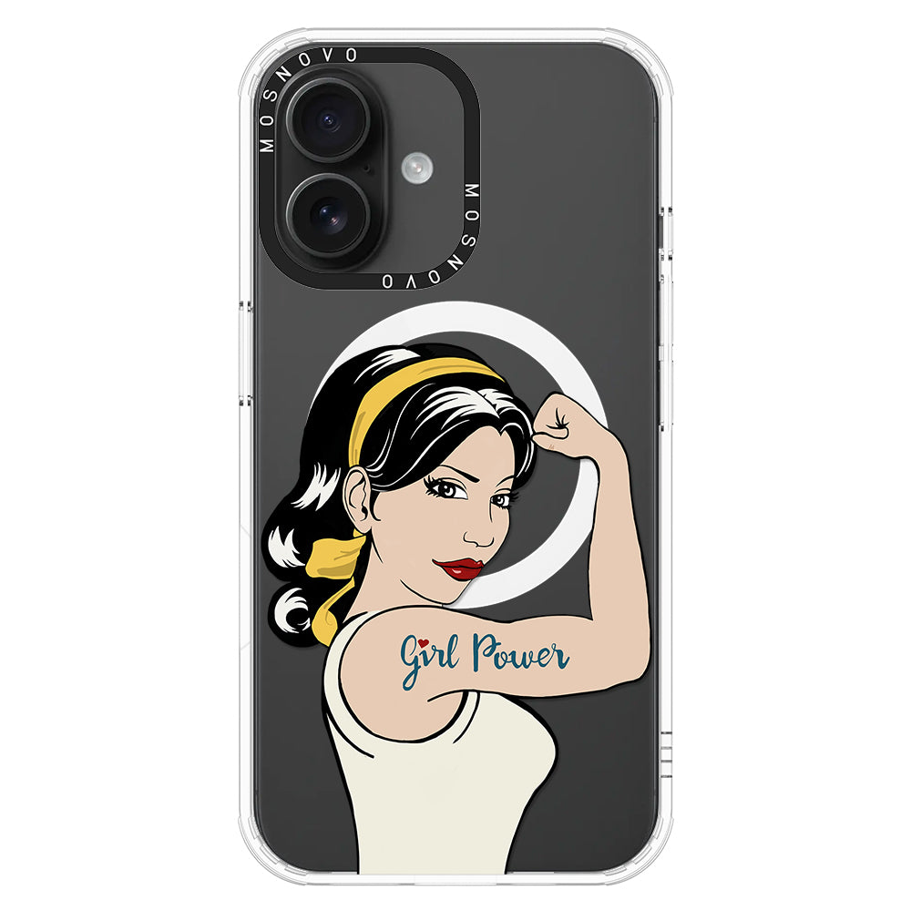 Girl Power Phone Case - iPhone 16 Plus Case - MOSNOVO