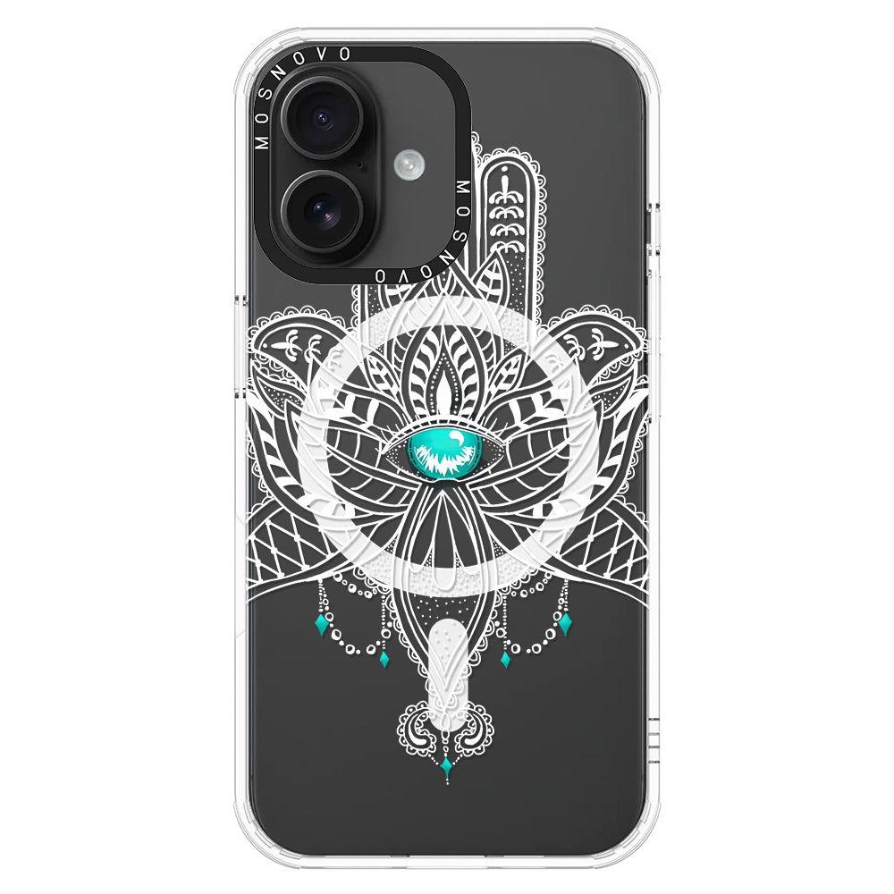 Hamsa Hand Phone Case - iPhone 16 Plus Case - MOSNOVO