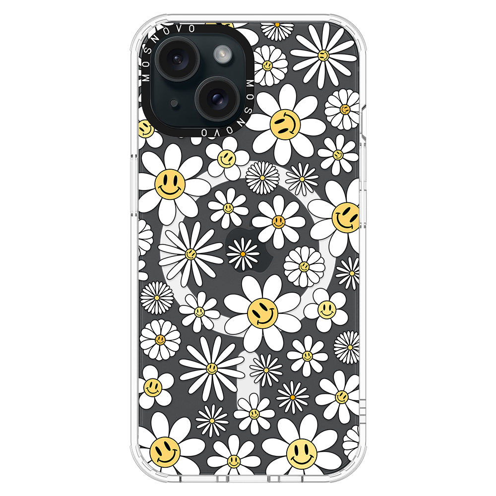 Happy Daisy Blooms Phone Case - iPhone 15 Plus Case