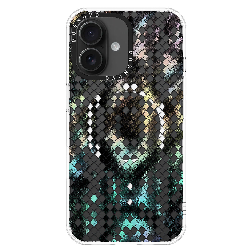 Rainbow Snake Print Phone Case - iPhone 16 Case - MOSNOVO