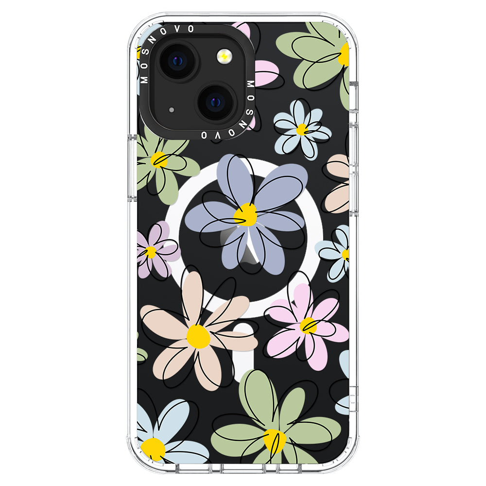 Linear Blooms Phone Case - iPhone 13 Case