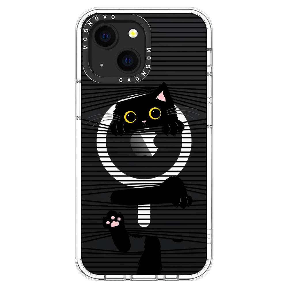 Hidden Black Cat Phone Case - iPhone 13 Case