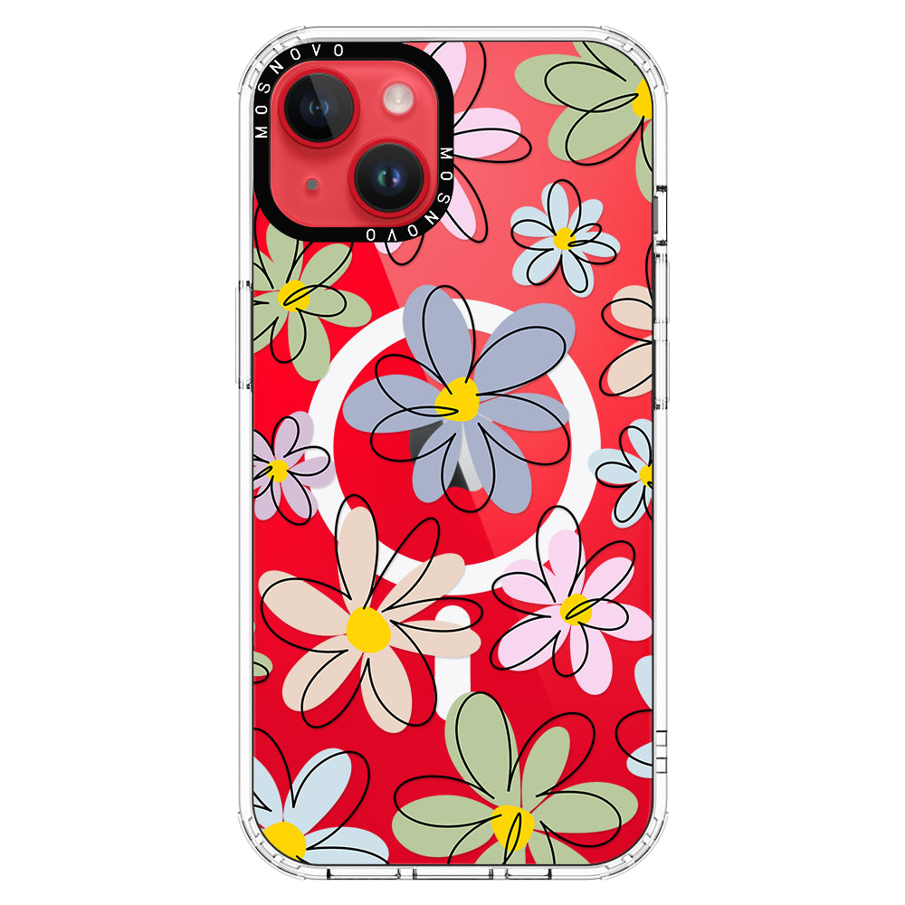 Linear Blooms Phone Case - iPhone 14 Case