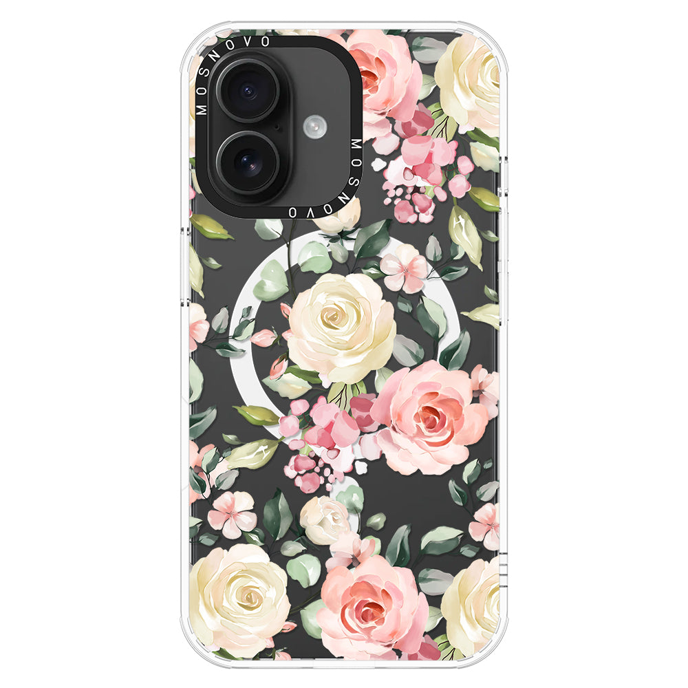 Watercolor Flower Floral Phone Case - iPhone 16 Case - MOSNOVO