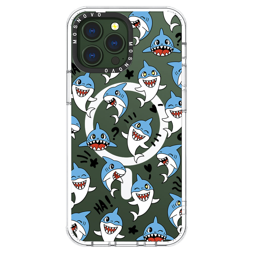 Cute Sharks Phone Case - iPhone 13 Pro Max Case