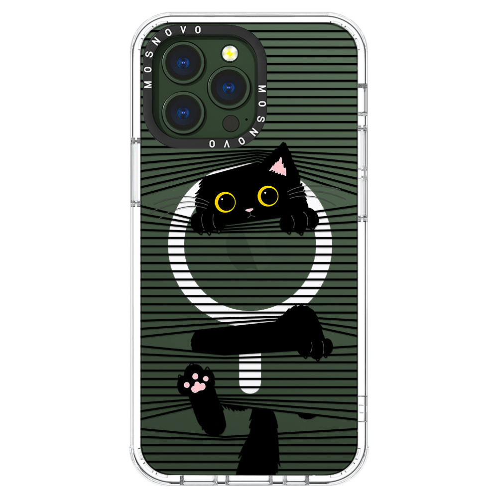 Hidden Black Cat Phone Case - iPhone 13 Pro Case