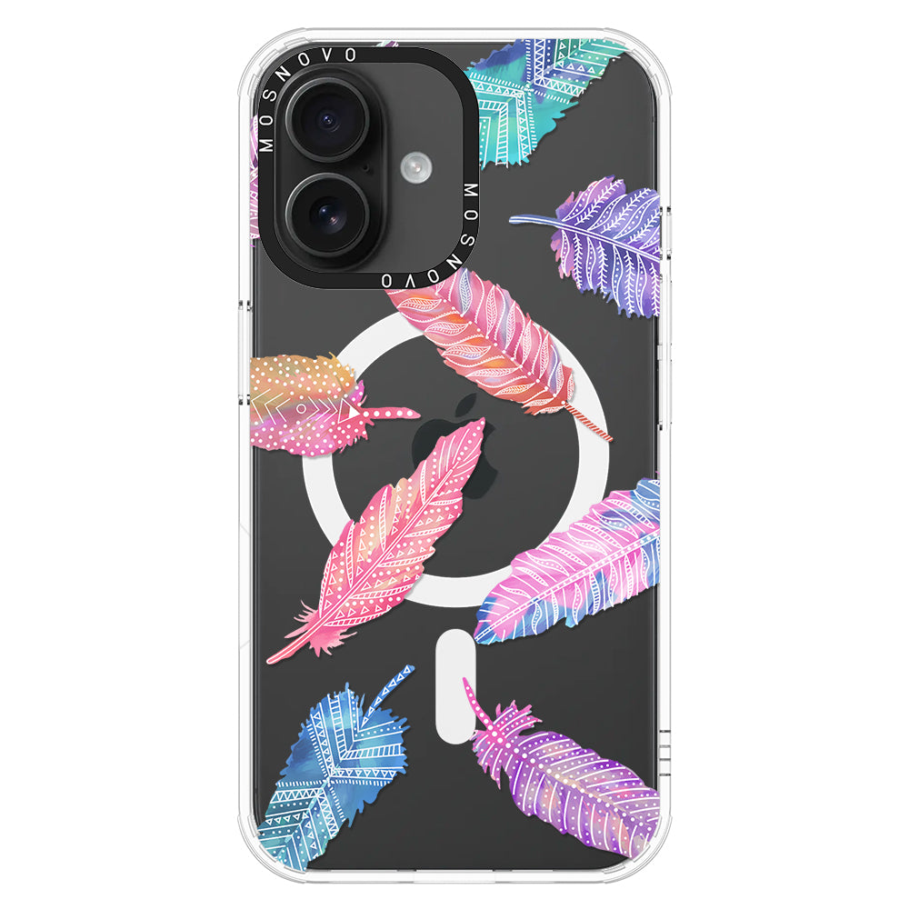 Tribal Feathers Phone Case - iPhone 16 Case - MOSNOVO