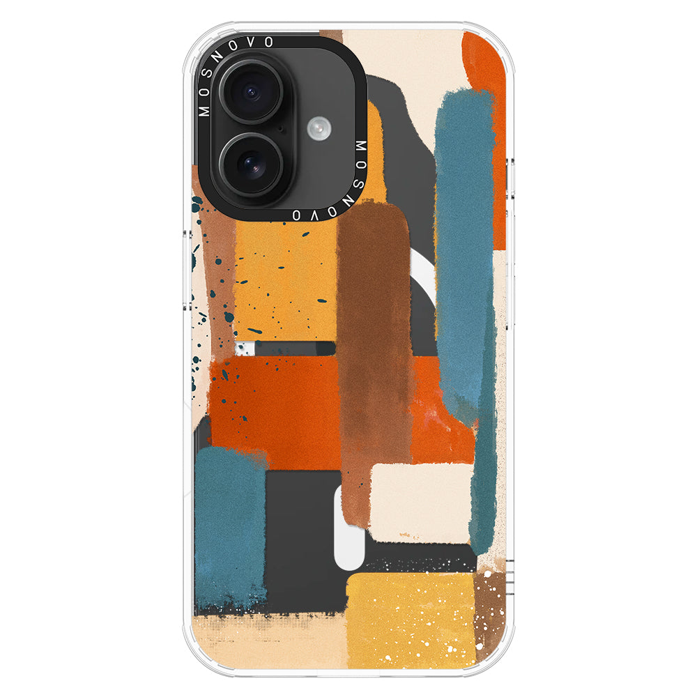 Modern Abstract Artwork Phone Case - iPhone 16 Plus Case - MOSNOVO