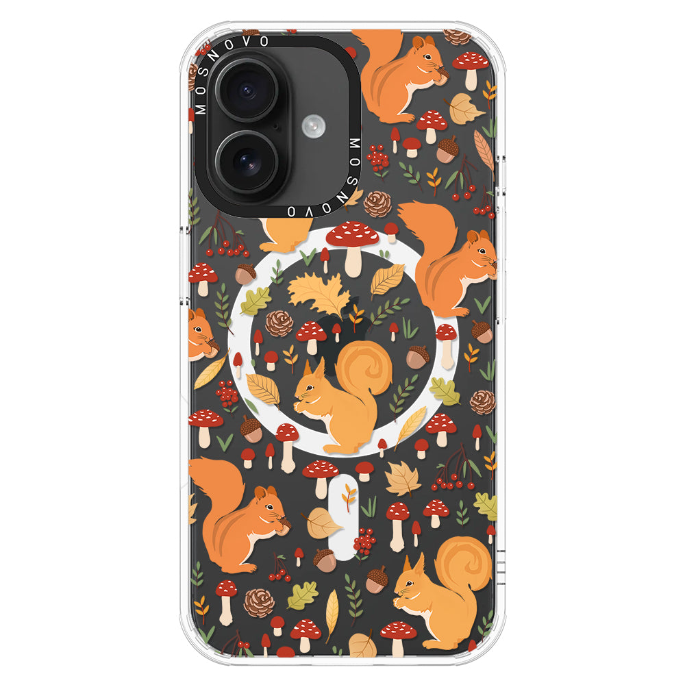 Autumn Squirrel Phone Case - iPhone 16 Plus Case - MOSNOVO