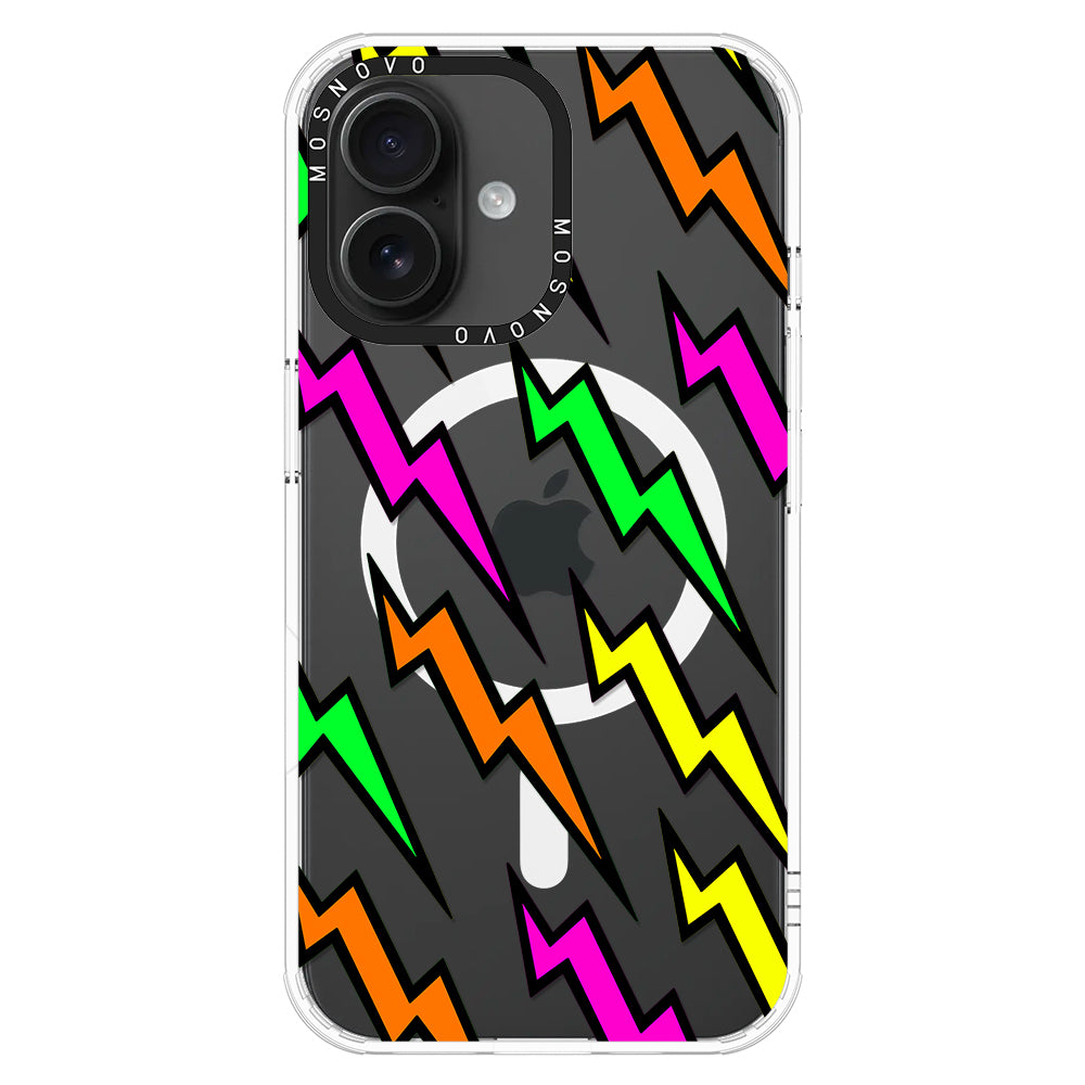 Colorful Lightning Phone Case - iPhone 16 Case - MOSNOVO