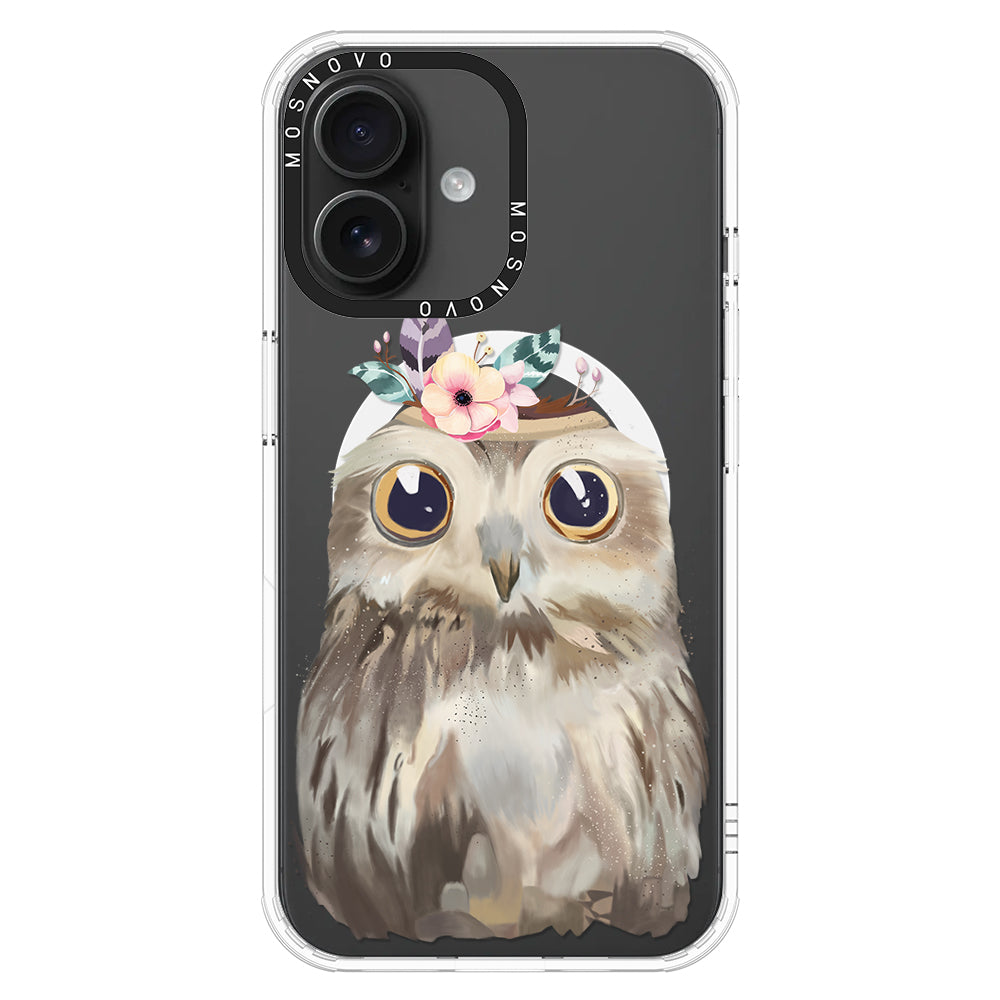 Cute Owl Phone Case - iPhone 16 Plus Case - MOSNOVO