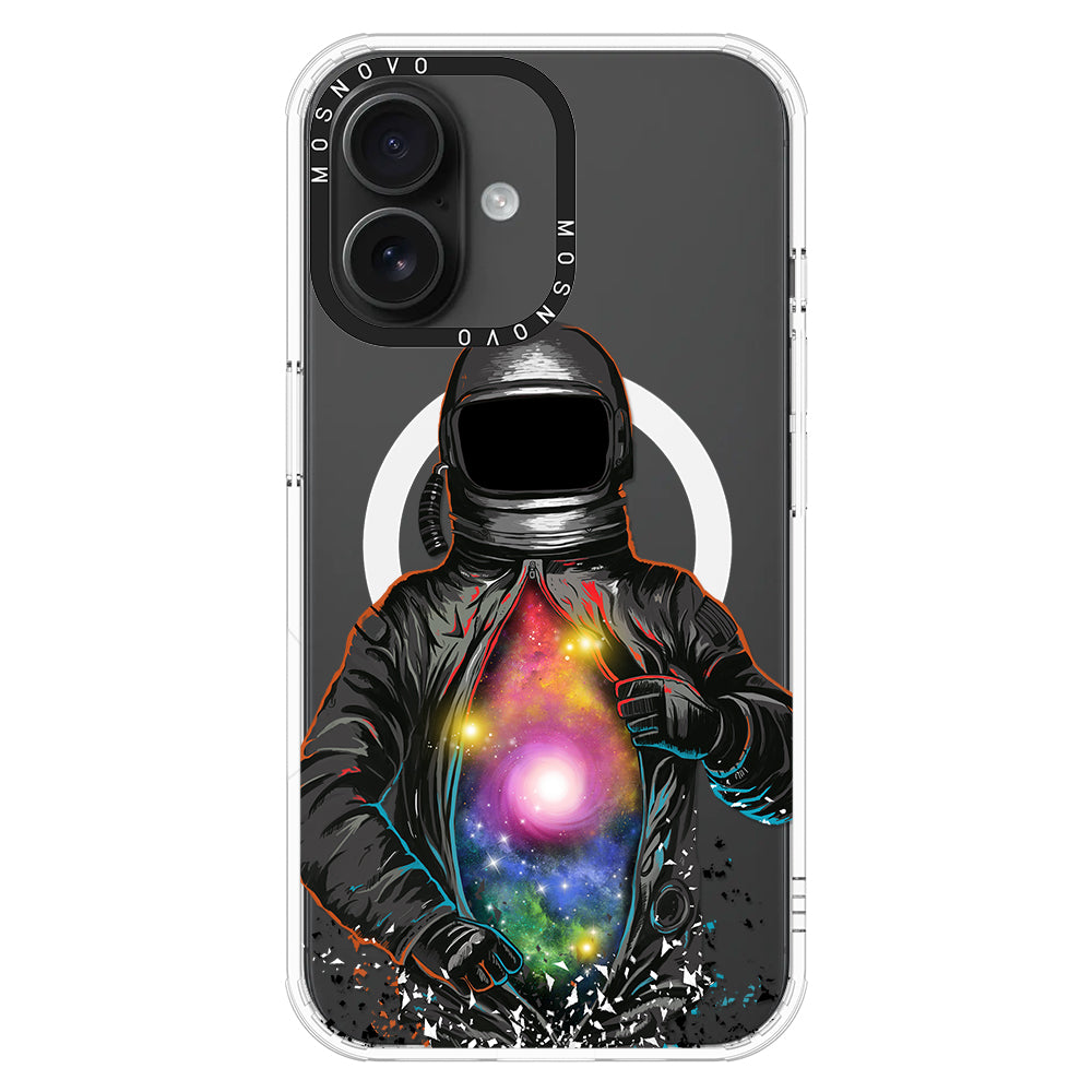 Mystery Astronaut Phone Case - iPhone 16 Case - MOSNOVO