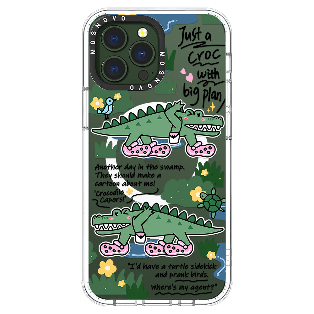 Croc with Big Plan Phone Case - iPhone 13 Pro Max Case