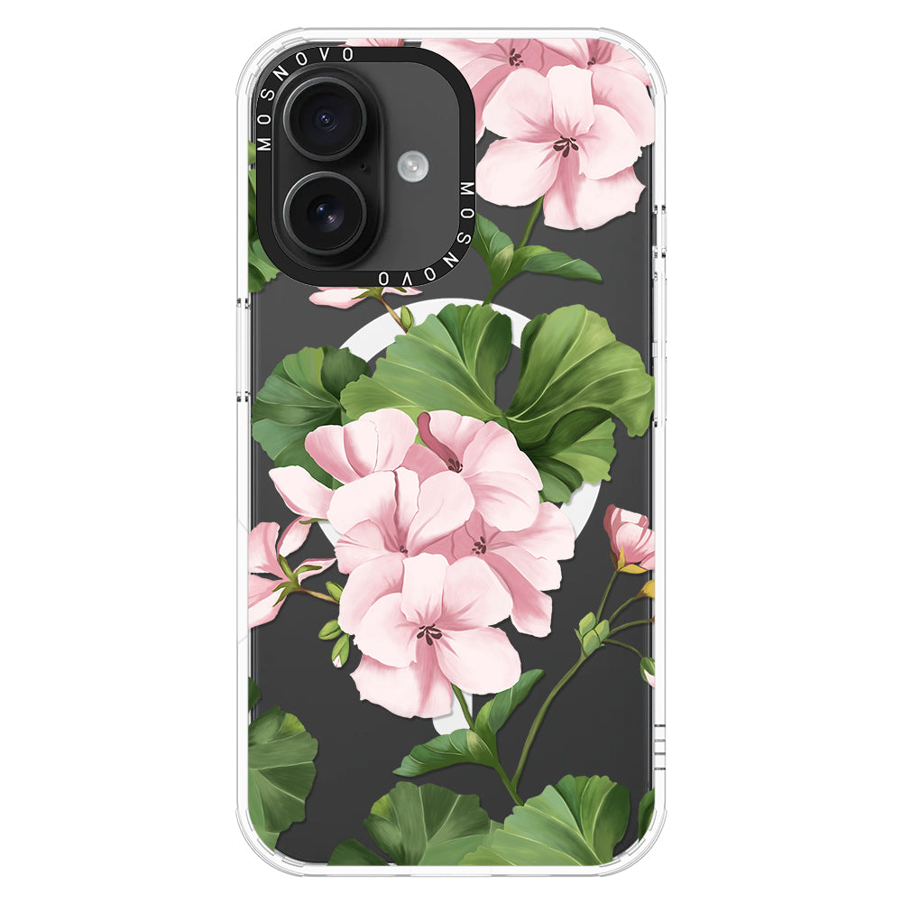 Geranium Phone Case - iPhone 16 Plus Case - MOSNOVO