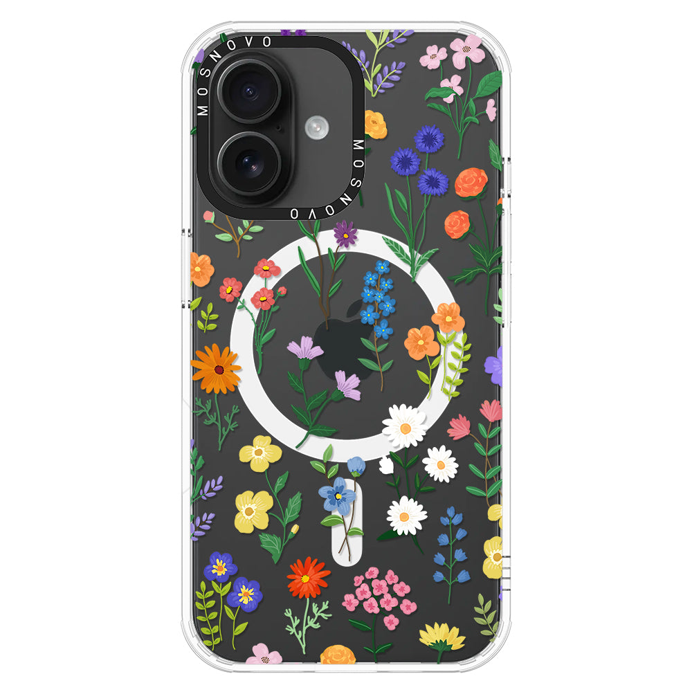 Botanical Floral Phone Case - iPhone 16 Case - MOSNOVO